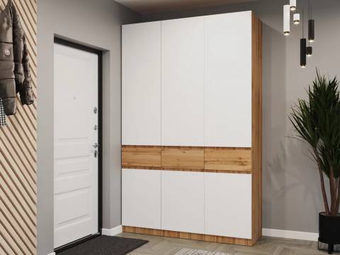 Шкаф распашной трехстворчатый Атлант