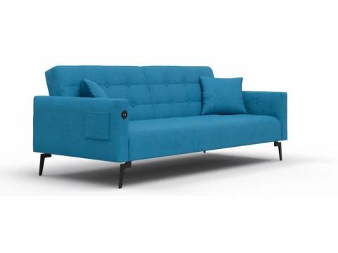 Диван Аллаки с USB розеткой Синий Tailor 21