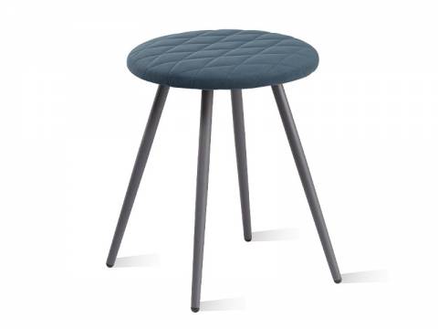 Табурет Йорк.2 Велюр dream ocean серо-голубой