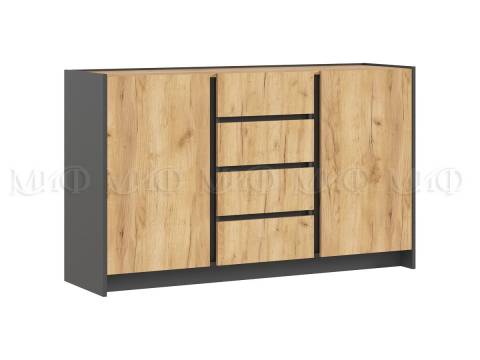 Комод 1400 2 двери 4 ящика Остин