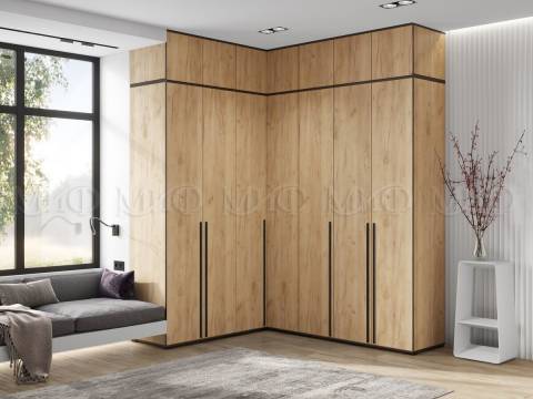 Шкаф угловой модульный Норд Дуб Крафт