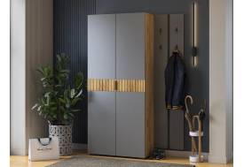 Прихожая Мебельсон К28 дуб крафт золотой/графит