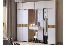 Прихожая Мебельсон К33 дуб крафт золотой/белое дерево