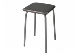 Табурет квадратный ДХ-9 обивка светлый перламутр