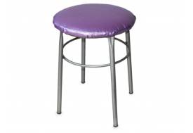Табурет круглый ДХ-10 обивка сиреневый