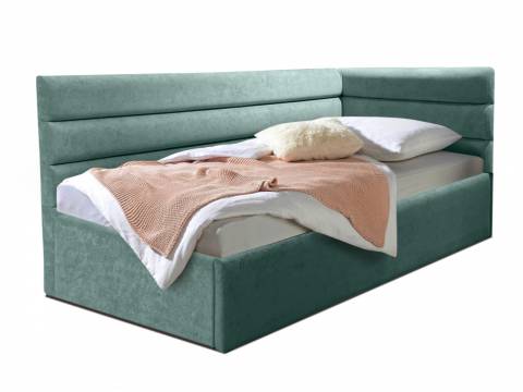 Кровать подростковая левая 800 Фрейм Модерн без подъема вивальди 19