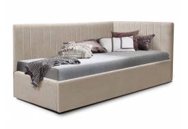 Кровать подростковая левая 800 Фрейм Страйп без подъема вивальди 3