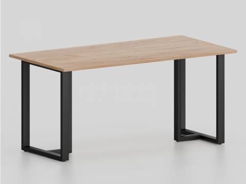 Стол Т-образные опоры черные ЛО.КТ-6 600х1600 мм