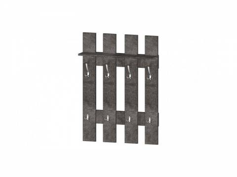 Вешалка 800 цемент темный