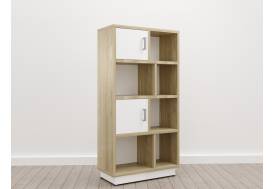 Стеллаж малый (E-10) Eclectic eco Дуб рокпайл-белый