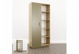 Шкаф комбинированный Левый (О-13) Eclectic lite Дуб рокпайл-Мокко