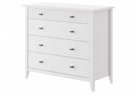 Комод 5 ящиков Никеа белый