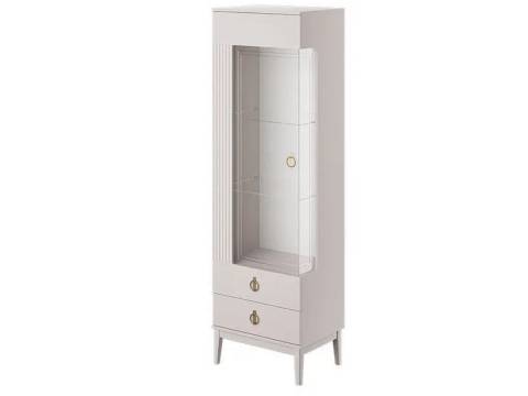 Шкаф-витрина ШР-1 левый Фарго льняной