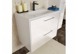 Тумба с раковиной Vegas 800 навесная 2 ящика