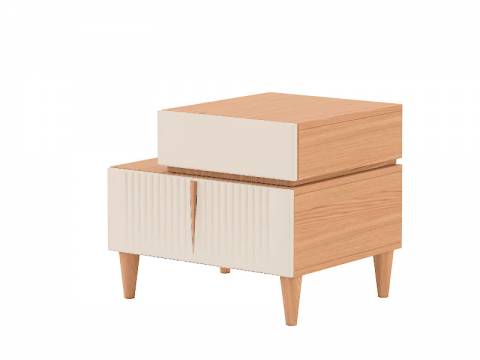 Тумба с малой тумбой Калипсо Латте