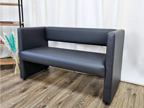 Диван Missa Экокожа Dark Grey