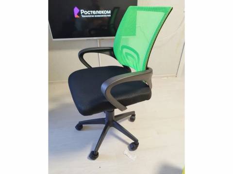 Кресло офисное OC 9030 черно-зеленый