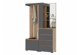 Прихожая Хелен ПР-01 фасад Серый графит