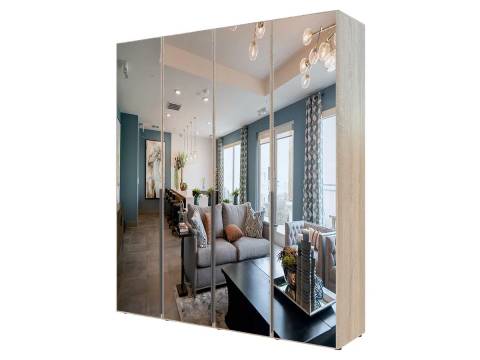 Шкаф Гранд ГШК/2-23-20-2222 (двери тип 2) с четырьмя зеркалами