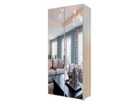 Шкаф Гранд ГШБ/2-21-10-11 (двери тип 1) с зеркалами