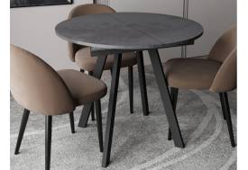 Стол обеденный Элип раздвижной ЛДСП Камень темный