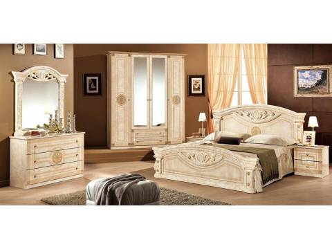 Спальный гарнитур Рома Беж (шкаф 4-х дверный)