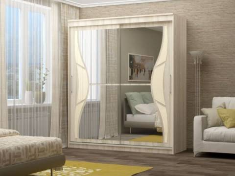 Шкаф-купе Бабочка дуб сонома