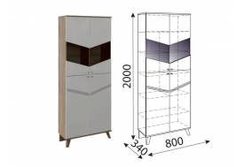 Шкаф-витрина Лимба М02