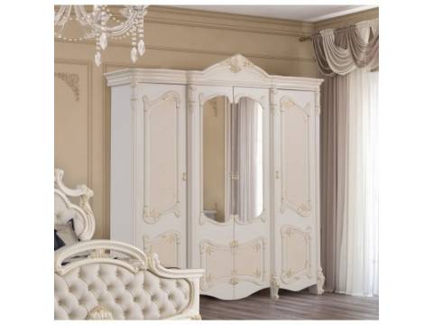 Шкаф 4-х дверный Рафаэлла