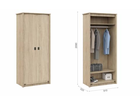 Шкаф для детской Валенсия 2 дверный