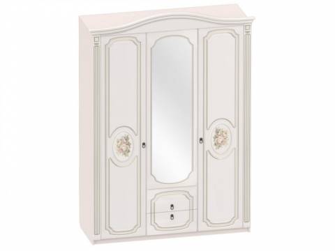 Шкаф трёхдверный Верона Капучино