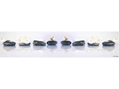 Фартук с фотопечатью Камни и цветы SP028