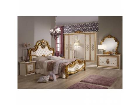 Спальный гарнитур Анита Беж (шкаф 6-ти дверный)