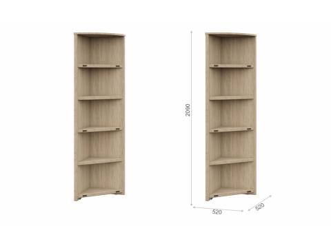 Стеллаж для детской Валенсия 520