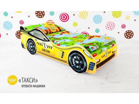 Кровать детская машинка Такси