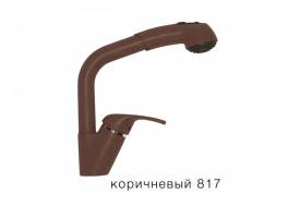 Смеситель для кухни Высокая лейка Tolero Коричневый 817